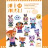 DJ07919 Djeco DIY Magnety k dotvoření Funky family - kreativní sada