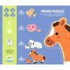 DJ07153 Djeco První puzzle Primo Na farmě-4