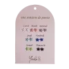 YB 500 231 Yuko B. Náušnice Týden poezie – Mořské hvězdice