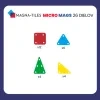 MT 244026BO Magnetická stavebnice MicroMAGS Travel Set 26 dílů-6