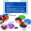 NBSB202405 Yumbox Krabička na jídlo Snack bowl Navy Blue-5