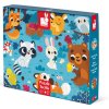 J02685 Janod Hmatové puzzle Lesní zvířátka
