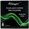 ARTM1200 Artmagico Akrylové fixy PRO LINE Green-4