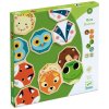 DJ01649 Djeco Dřevěné domino Zvířátka