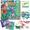 DJ09521 Djeco Kreativní sada Flitrové obrázky - Tropical-5