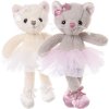 13261 Bukowski Plyšová kočka balerina Anya - bílá