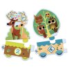 DJ08194 Djeco Puzzle Vláček se zvířátky-3