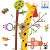 DD04037 Djeco Samolepky na zeď - dětský metr Žirafa-2