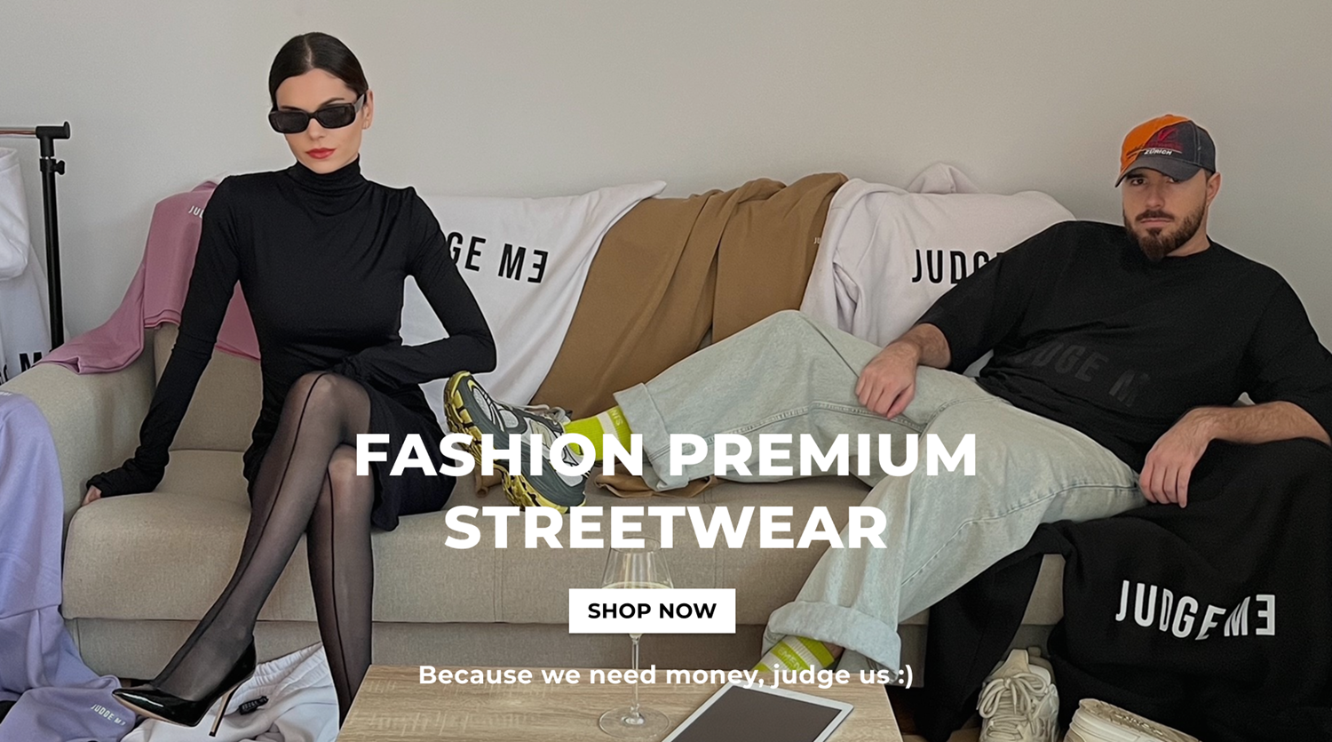 JUDGE ME Fashion streetwear brand