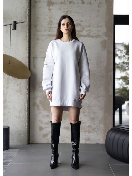 Dlouha oversize mikina damska judge me