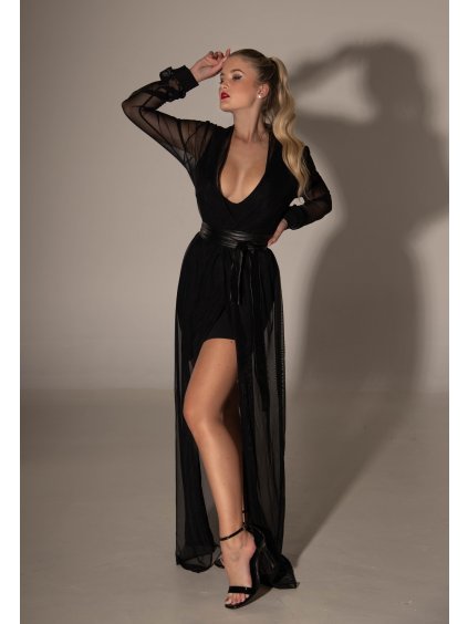 černé společenské šaty