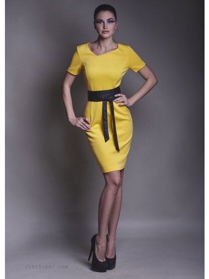 zlute saty yvet molchian