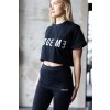 crop top cerne tricko judge me