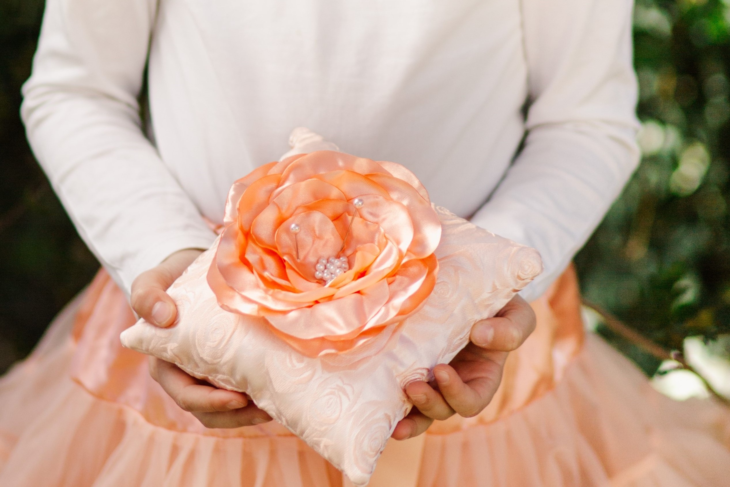 Svadobné vankúšiky z mojej dielničky