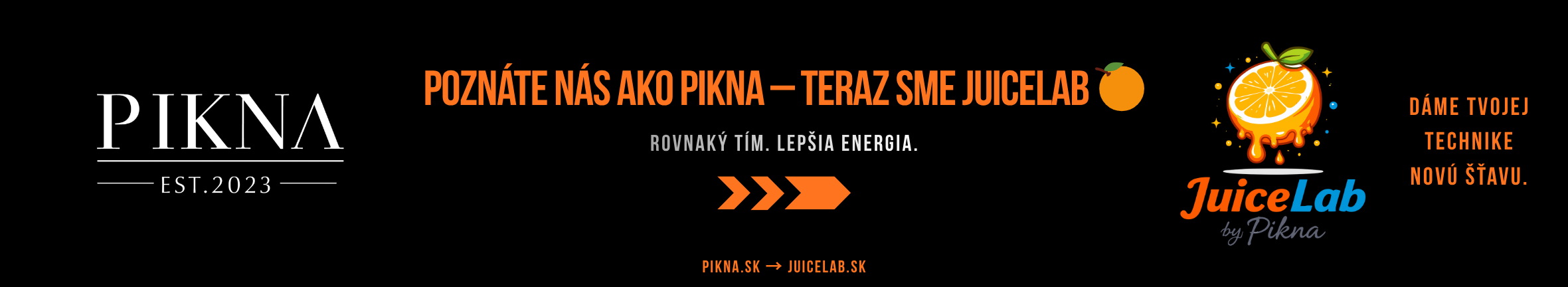 Pikna je odteraz JuiceLab