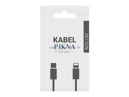MALUM Nabíjací kábel USB-C > Lightning 1m