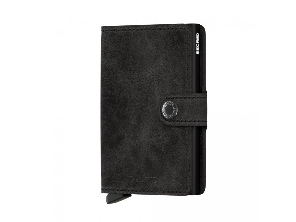 45 1 secrid miniwallet vintage black front