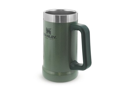 10346 the big grip beer stein 7l 24oz hammertone green