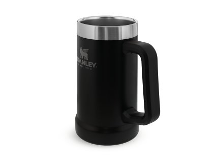 10349 the big grip beer stein 7l 24oz matte black pebble
