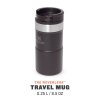 10130 the neverleak travel mug 25l 8 5oz matte black pebble