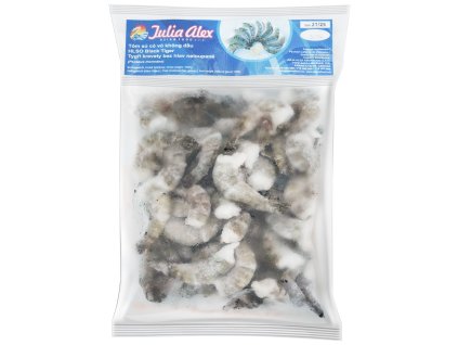 1020 krevety tygri 21 25 neloupane bez hlav syrove 10 x 1kg