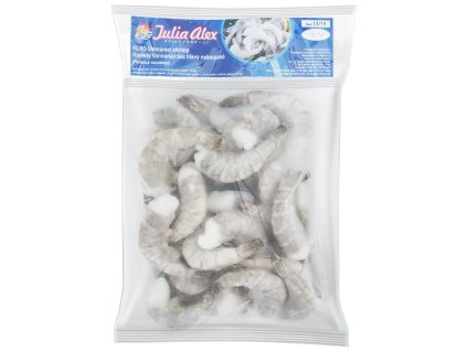 Krevety Vannamei 13/15 neloupané, bez hlav, syrové 10 x 1kg
