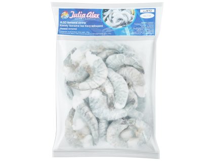 Krevety Vannamei 8/12 neloupané, bez hlav, syrové 10 x 1kg
