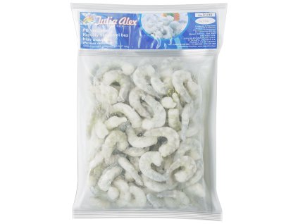 Vannamei shrimp 31/40 peeled, headless 10x1kg