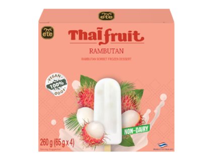 Rambutan flavored ice cream bar Family Pack 6x4x65g