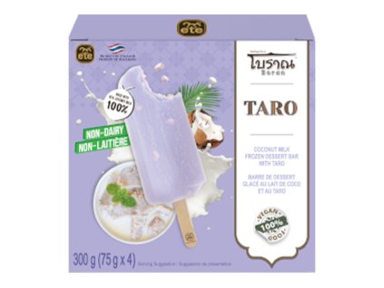 Taro flavored ice cream bar Family Pack 6x4x75g