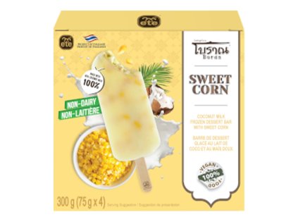 Sweet Corn flavored ice cream bar Family Pack 6x4x75g