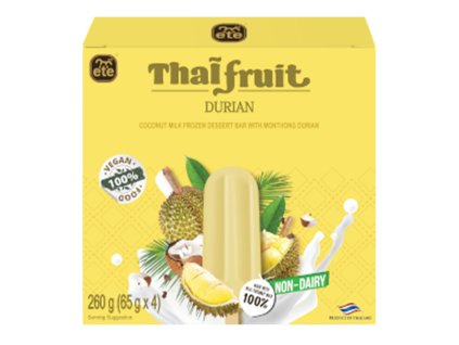 Durian flavored ice cream bar Family Pack 6x4x65g