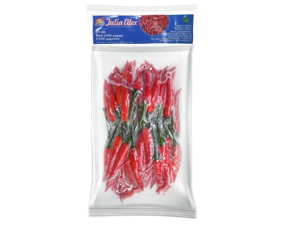 Červené chilli papričky 50 x 200g
