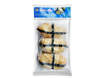 Grilled banana wrapped in sticky rice 20x500g