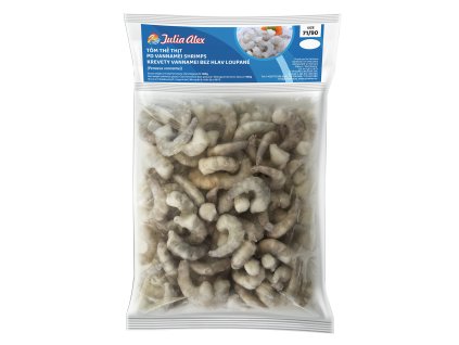 Krevety Vannamei 71/90 loupané, bez hlav, syrové 10 x 500g