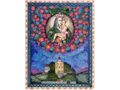 Maria vyderska nad kostelem 28x22