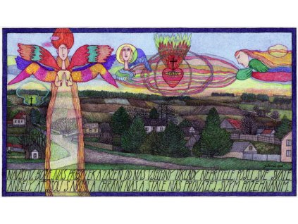 Andele pozehnani nade dvere 33x19