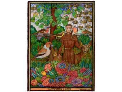Frantisek z Assisi 33x25cm