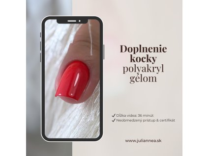 Doplnenie kocky polyakryl gélom