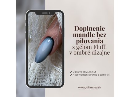 Doplnenie bez pilovania s gélom Fluffi