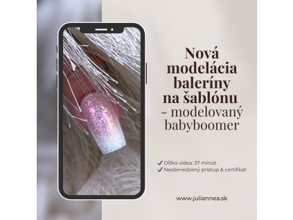 Nová modelácia babyboomera s polyakryl gélom
