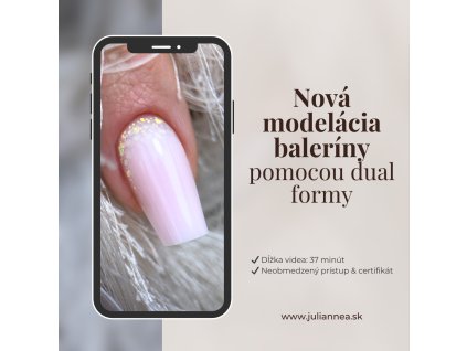 Nová modelácia baleríny pomocou dual formy