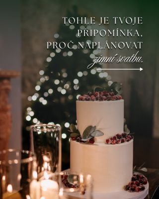 Zimní svatby mají svoje kouzlo. Měkké světlo, klidnější tempo, vůni svíček a pocit, že všechno má svůj čas. ❄️ V tomhle...
