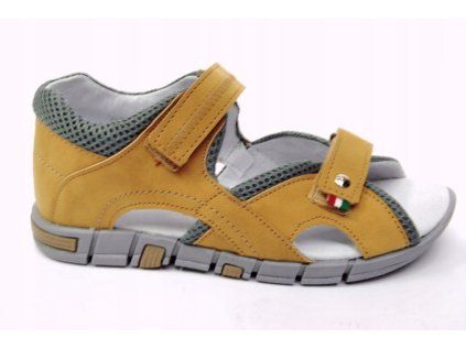 KORNECKI 6178 sandály dětské velbloudí suchý zip vel. 35