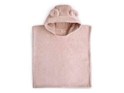 Poncho Towel Bear Blush p