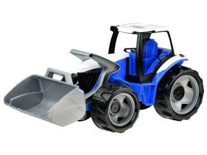1486487 lena traktor s lyzicou modro sedy