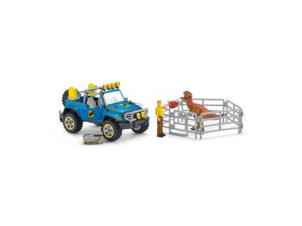 1492742 terenne auto s vonkajsim vybehom pre dinosaura