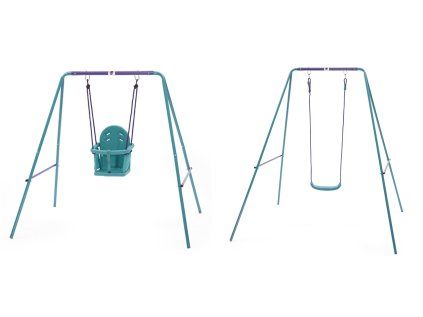 1497017 set kovovych hojdaciek 2v1