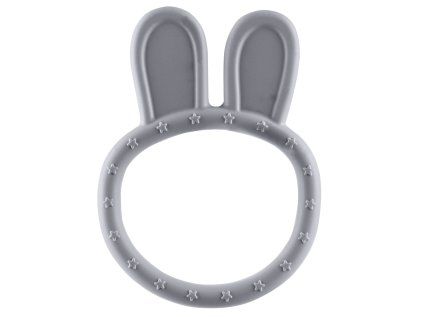 ZOPA Silikónové hryzátko Rabbit (Variant Dove Grey)