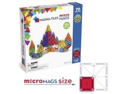 mt 244070mm magnetická stavebnice micromags luxusní sada 70 dílů